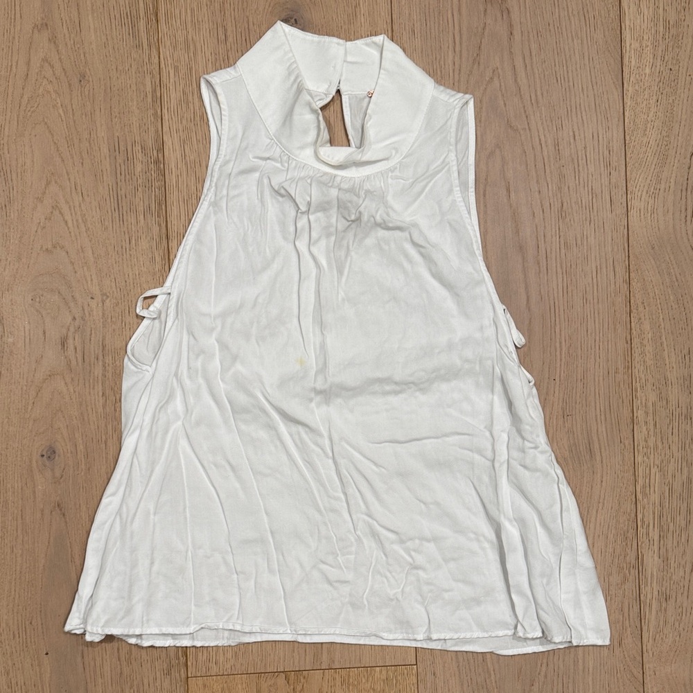 Free People Cream Top